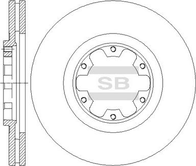 Hi-Q SD4230 - Тормозной диск autospares.lv