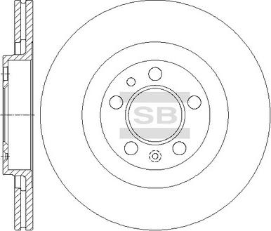Hi-Q SD5403 - Тормозной диск autospares.lv
