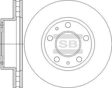 Hi-Q SD5507 - Тормозной диск autospares.lv