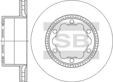 Hi-Q SD5603 - Тормозной диск autospares.lv