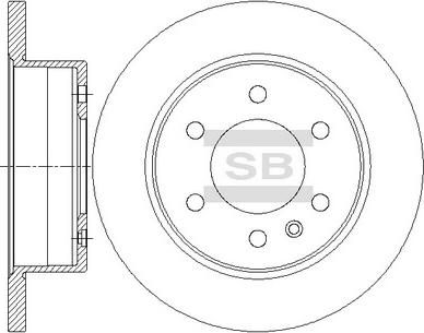 Hi-Q SD5602 - Тормозной диск autospares.lv