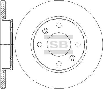 Hi-Q SD5006 - Тормозной диск autospares.lv