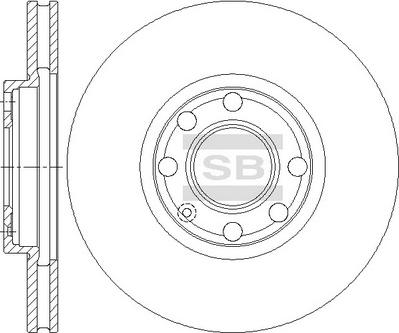 Hi-Q SD5107 - Тормозной диск autospares.lv