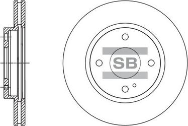 Hi-Q SD5306 - Тормозной диск autospares.lv