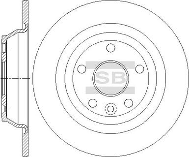 Hi-Q SD5314 - Тормозной диск autospares.lv