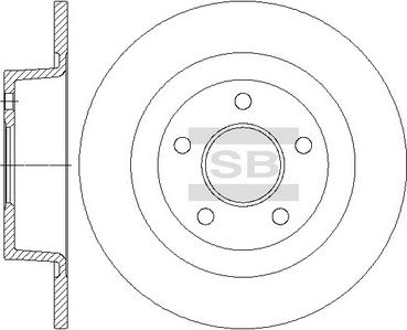 Hi-Q SD5310 - Тормозной диск autospares.lv