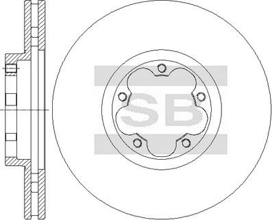 Hi-Q SD5312 - Тормозной диск autospares.lv