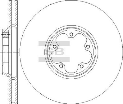 Hi-Q SD5331 - Тормозной диск autospares.lv