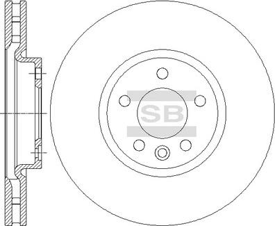 Hi-Q SD5704 - Тормозной диск autospares.lv