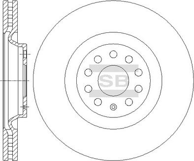 Hi-Q SD5701 - Тормозной диск autospares.lv