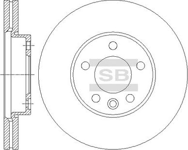 Hi-Q SD5703 - Тормозной диск autospares.lv