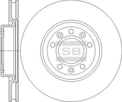 Hi-Q SD6008 - Тормозной диск autospares.lv