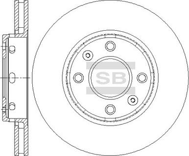 Hi-Q SD6102 - Тормозной диск autospares.lv