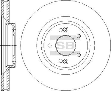 NPS H330I43 - Тормозной диск autospares.lv