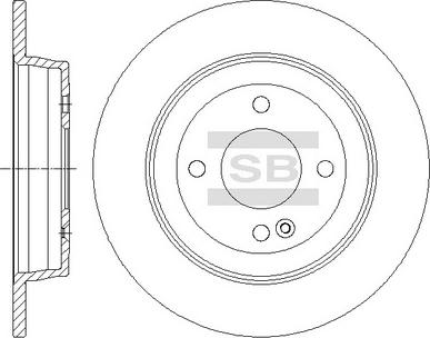 Hi-Q SD1087 - Тормозной барабан autospares.lv