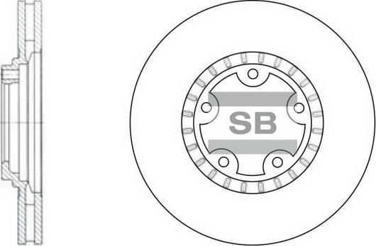 Hi-Q SD1030 - Тормозной диск autospares.lv