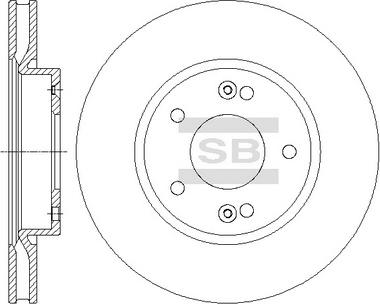 Hi-Q SD1074 - Тормозной диск autospares.lv