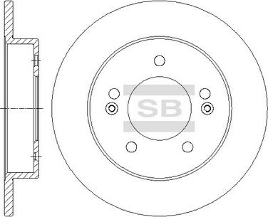 Hi-Q SD1106 - Тормозной диск autospares.lv