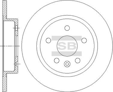 Hi-Q SD3044 - Тормозной диск autospares.lv