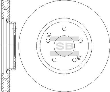 Hi-Q SD3042 - Тормозной диск autospares.lv