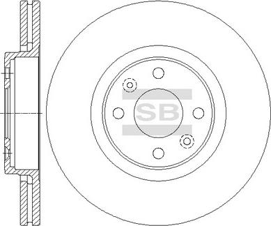 Hi-Q SD3065 - Тормозной диск autospares.lv