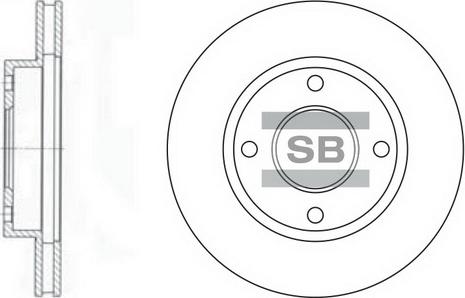 Hi-Q SD3027 - Тормозной диск autospares.lv