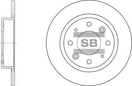 Hi-Q SD2007 - Тормозной диск autospares.lv