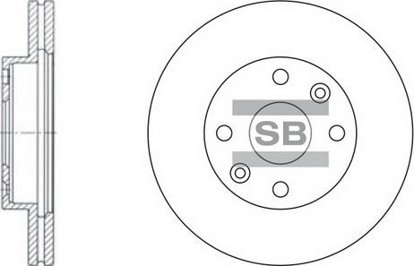 Hi-Q SD2014 - Тормозной диск autospares.lv