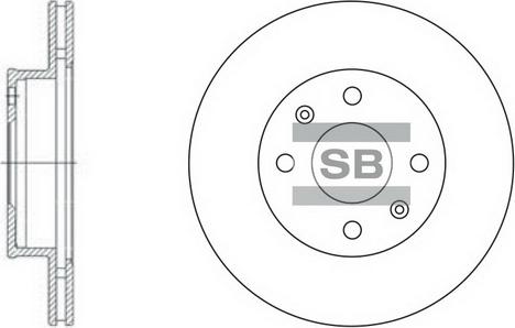 Hi-Q SD2010 - Тормозной диск autospares.lv