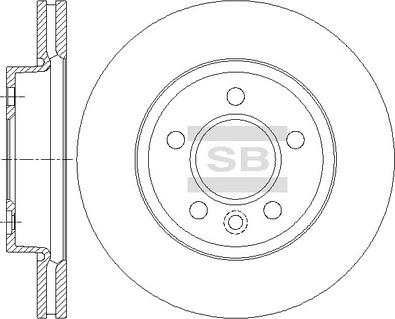 Hi-Q SD7002 - Тормозной диск autospares.lv