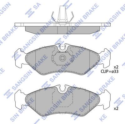 Hi-Q SP4084 - Тормозные колодки, дисковые, комплект autospares.lv