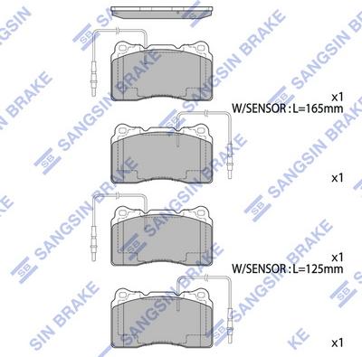 Hi-Q SP4145B - Тормозные колодки, дисковые, комплект autospares.lv