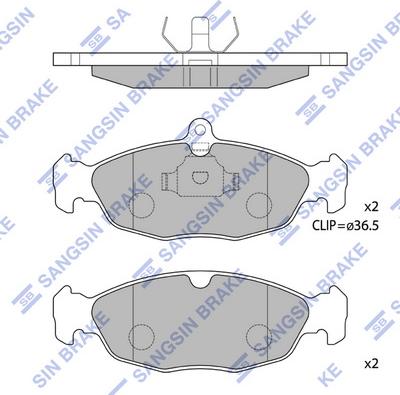 Hi-Q SP1220 - Тормозные колодки, дисковые, комплект autospares.lv