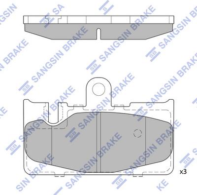 Hi-Q SP1772 - Тормозные колодки, дисковые, комплект autospares.lv