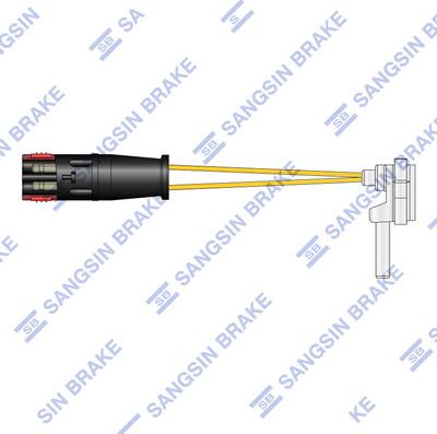 Hi-Q SWS2503 - Сигнализатор, износ тормозных колодок autospares.lv