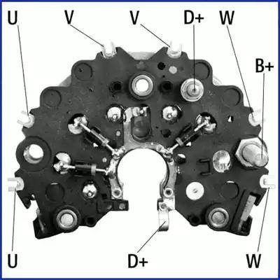 Hitachi 139491 - Выпрямитель, диодный мост, генератор autospares.lv