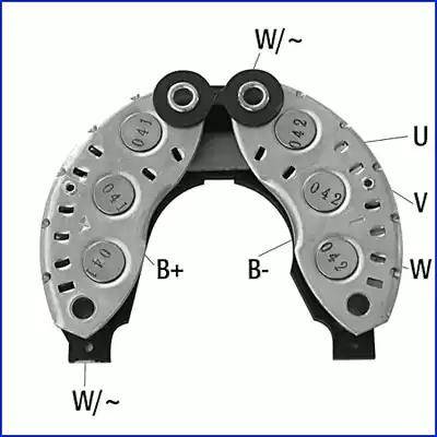 Hitachi 139674 - Выпрямитель, диодный мост, генератор autospares.lv