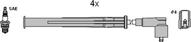 HITACHI 134956 - Комплект проводов зажигания autospares.lv