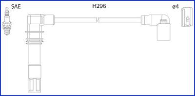 Hitachi 134797 - Комплект проводов зажигания autospares.lv