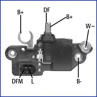 Hitachi 130570 - Регулятор напряжения, генератор autospares.lv