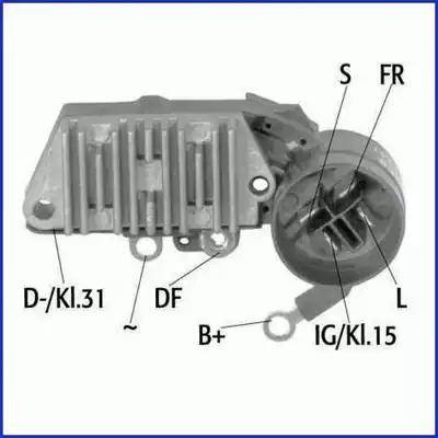 Hitachi 132941 - Регулятор напряжения, генератор autospares.lv