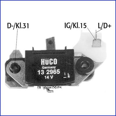 Hitachi 132965 - Регулятор напряжения, генератор autospares.lv