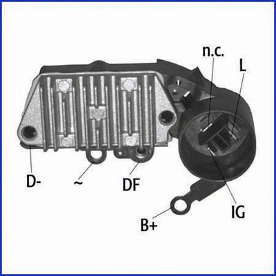 Hitachi 132976 - Регулятор напряжения, генератор autospares.lv