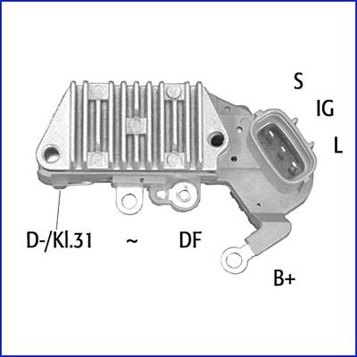 Hitachi 132890 - Регулятор напряжения, генератор autospares.lv