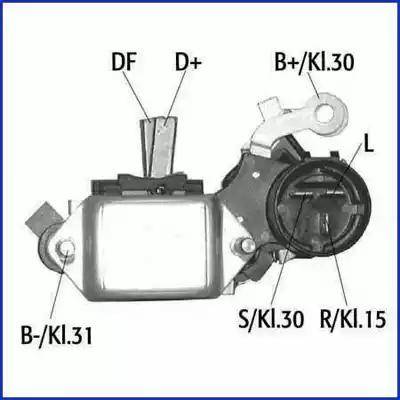 Hitachi 132857 - Регулятор напряжения, генератор autospares.lv