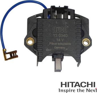 HITACHI 2500340 - Регулятор напряжения, генератор autospares.lv