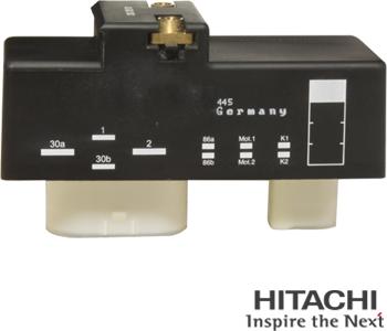 Hitachi 2502218 - Реле, продольный наклон шкворня вентилятора autospares.lv