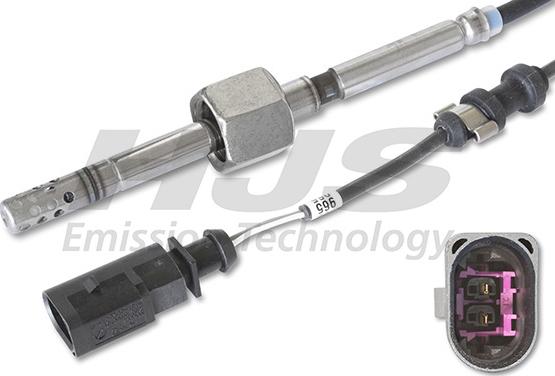 HJS 92 09 4017 - Датчик, температура выхлопных газов autospares.lv