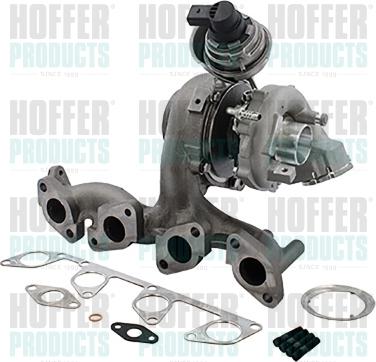 Hoffer 6900046 - Турбина, компрессор autospares.lv