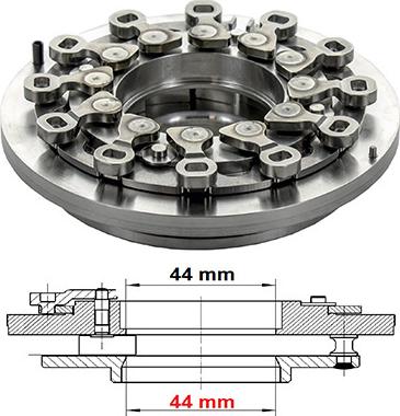 Hoffer 6500612 - Ремкомплект, нагнетатель autospares.lv